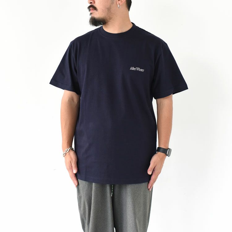 Ntural Dyed Edge Logo Te ナチュラルダイエッヂロゴTシャツ