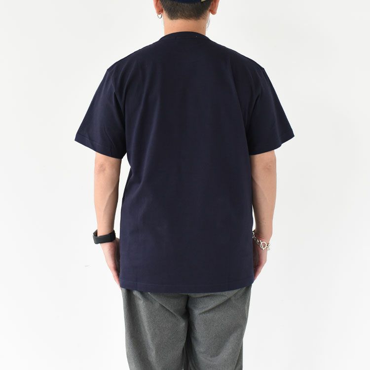 Ntural Dyed Edge Logo Te ナチュラルダイエッヂロゴTシャツ