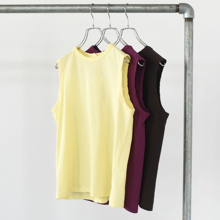 HIGH TWIST COTTON SLEEVELESS ハイツイストコットン スリーブレス