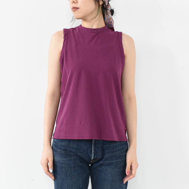 HIGH TWIST COTTON SLEEVELESS ハイツイストコットン スリーブレス