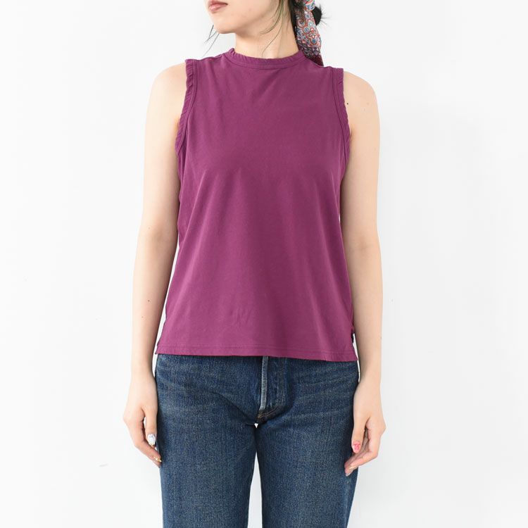 HIGH TWIST COTTON SLEEVELESS ハイツイストコットン スリーブレス