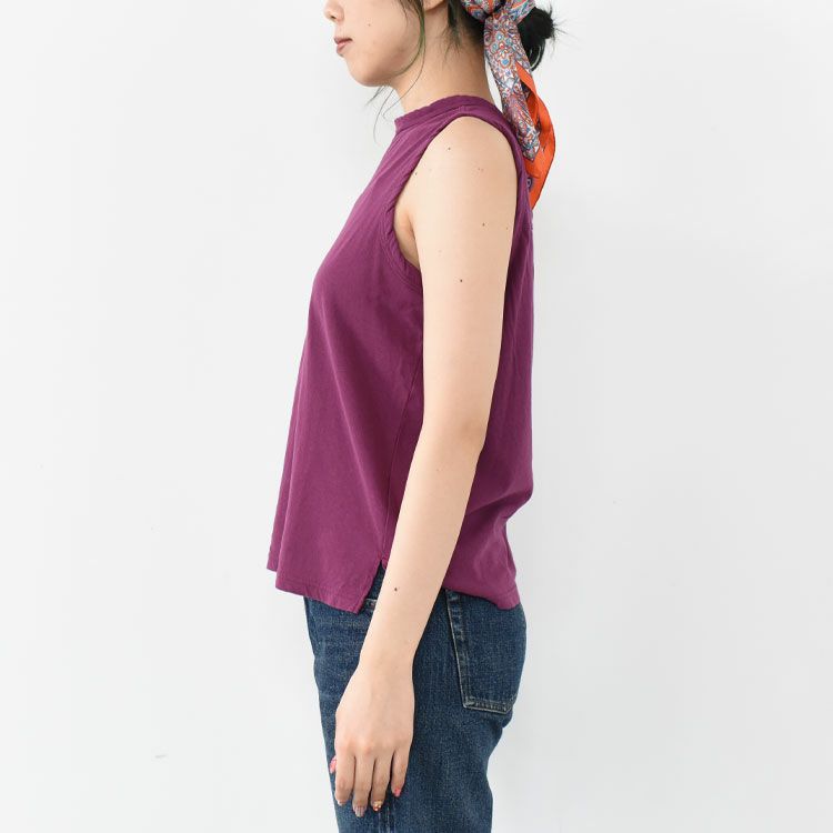 HIGH TWIST COTTON SLEEVELESS ハイツイストコットン スリーブレス