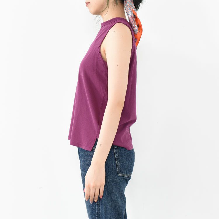 HIGH TWIST COTTON SLEEVELESS ハイツイストコットン スリーブレス