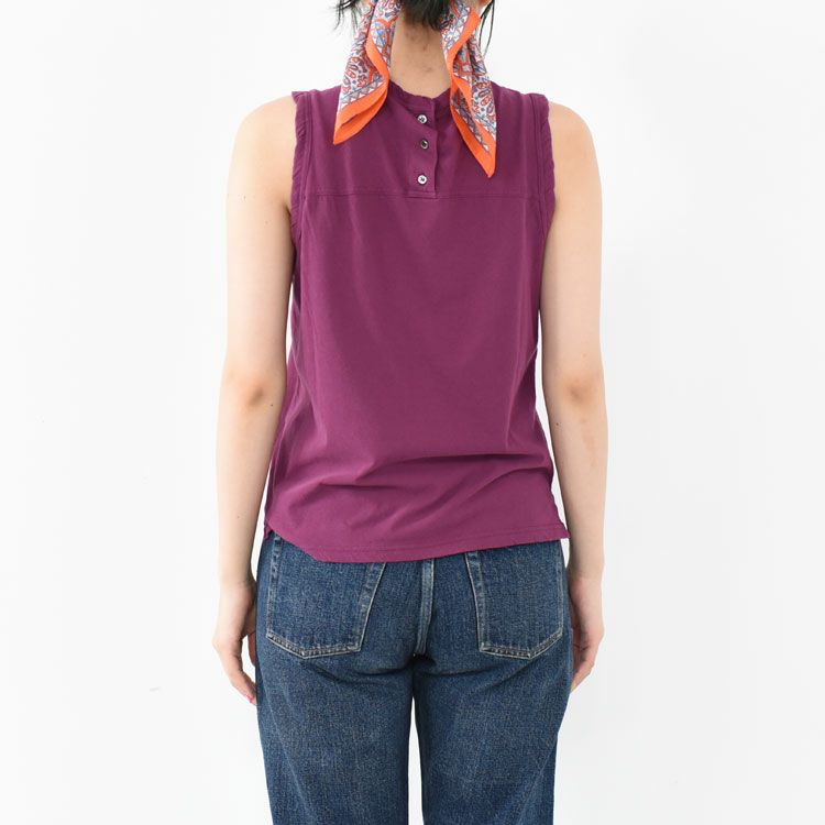HIGH TWIST COTTON SLEEVELESS ハイツイストコットン スリーブレス