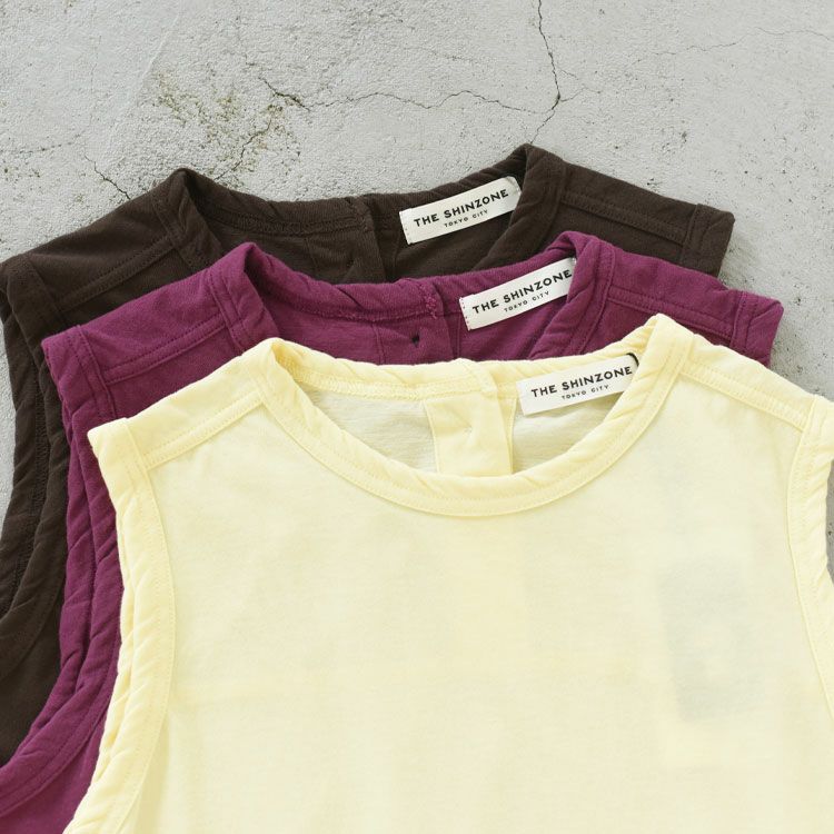 HIGH TWIST COTTON SLEEVELESS ハイツイストコットン スリーブレス