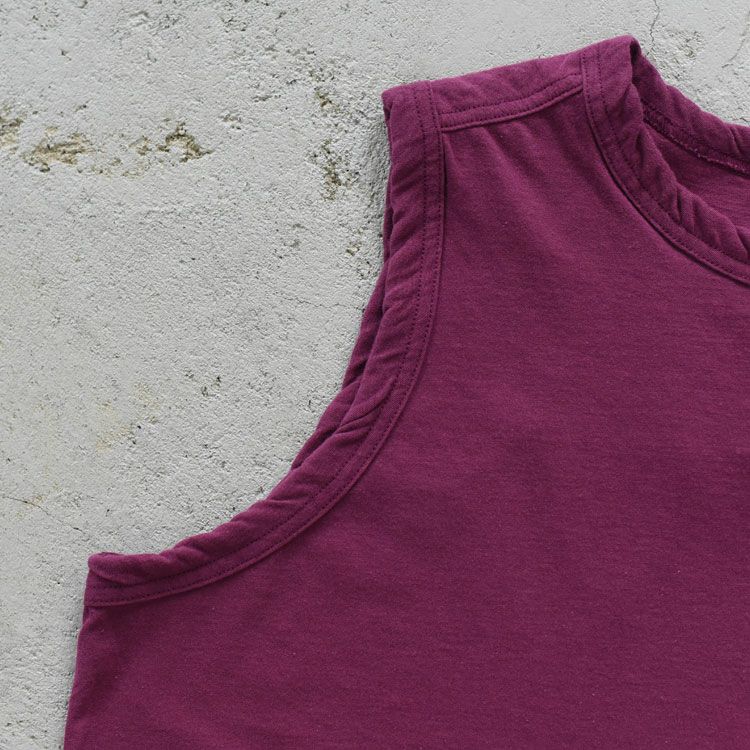 HIGH TWIST COTTON SLEEVELESS ハイツイストコットン スリーブレス