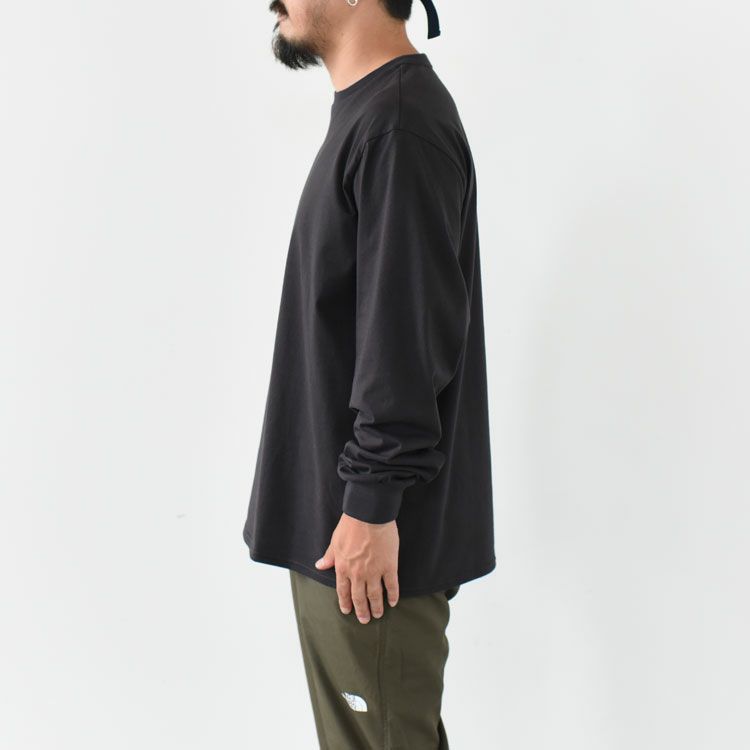 40/2 ORGANIC COTTON KNIT CREW NECK TEE L/S クルーネック長袖Tシャツ