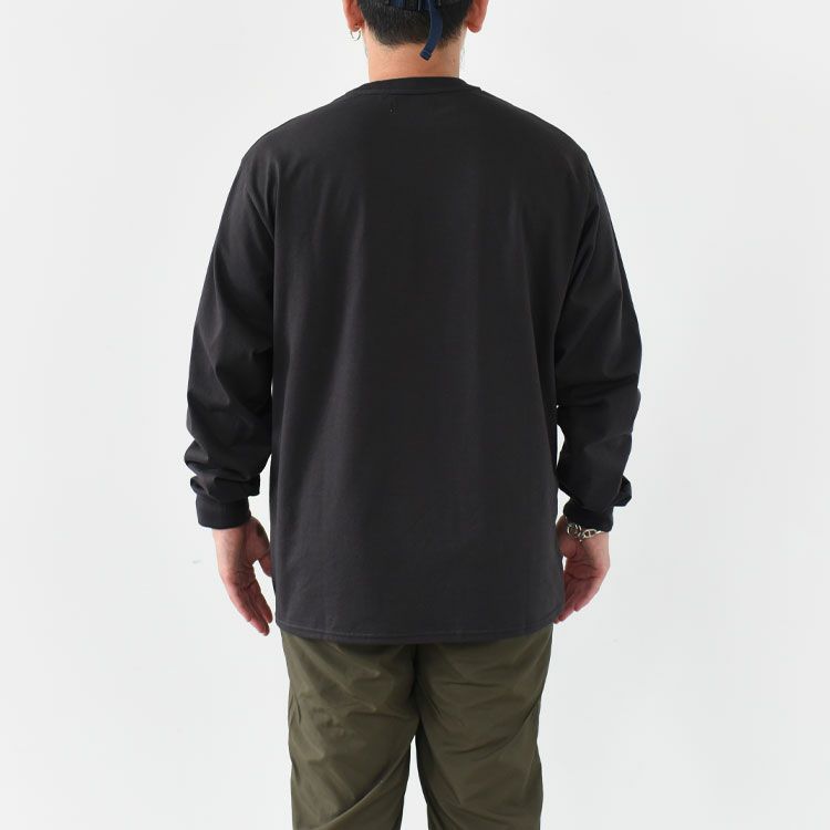 40/2 ORGANIC COTTON KNIT CREW NECK TEE L/S クルーネック長袖Tシャツ