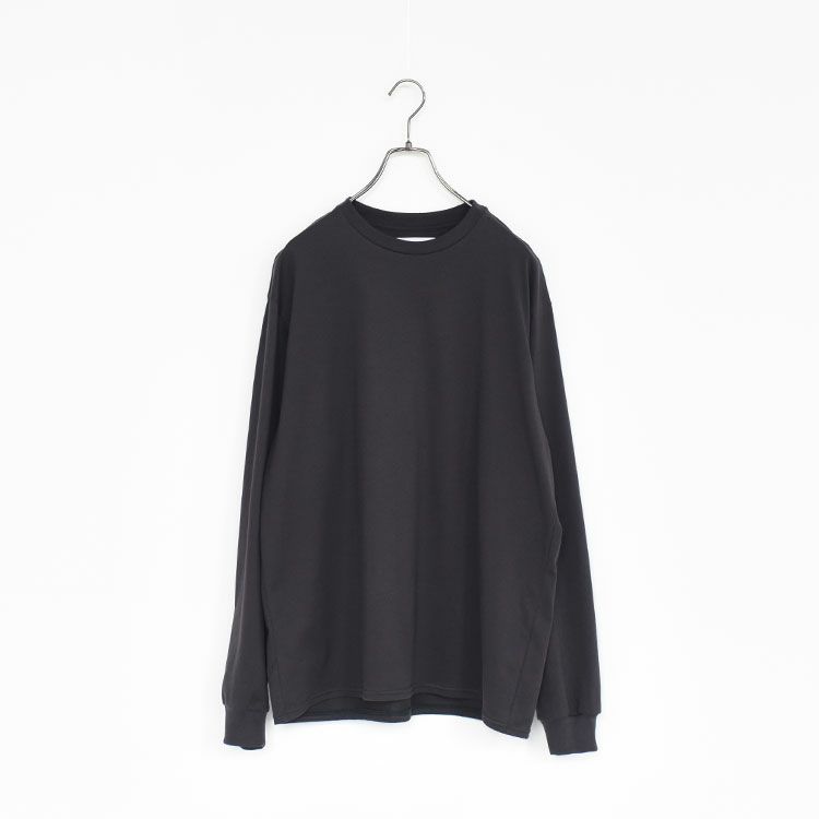 40/2 ORGANIC COTTON KNIT CREW NECK TEE L/S クルーネック長袖Tシャツ