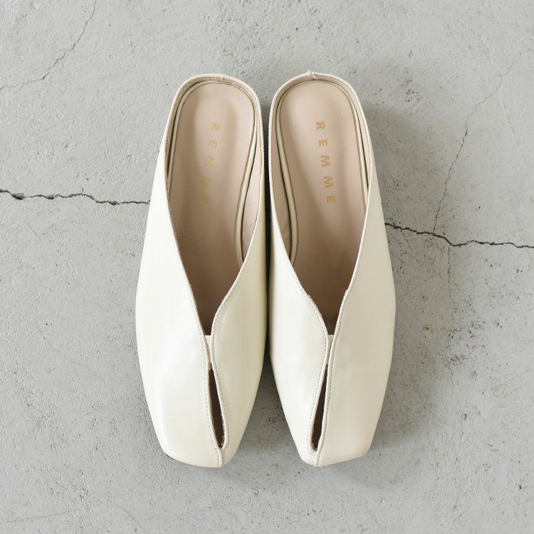 スクエアVカットスリッポン