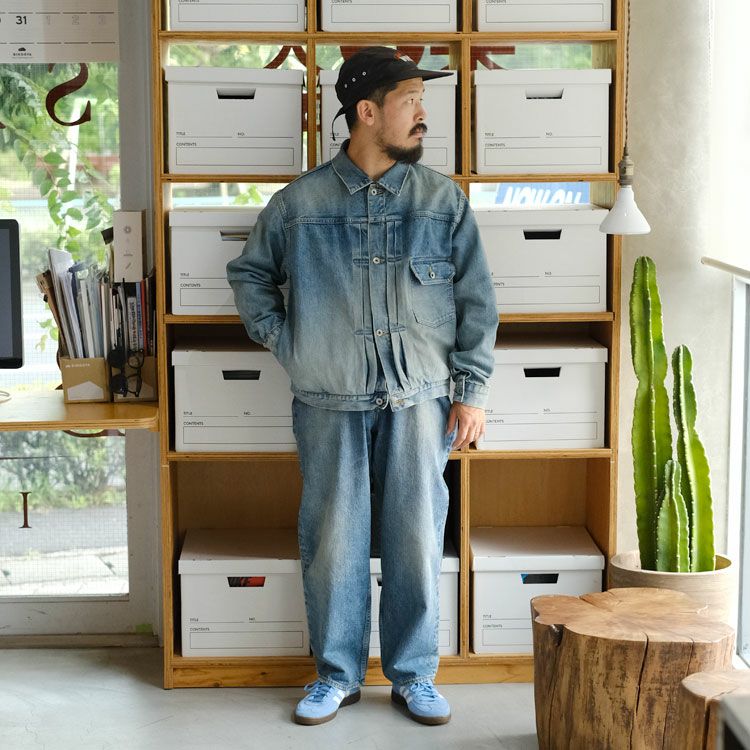 ORGANIC COTTON 13.5oz SELVEDGE DENIM NEW TYPE1 DENIM JACKET ニュータイプ1 デニムジャケット