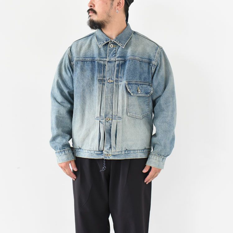 ORGANIC COTTON 13.5oz SELVEDGE DENIM NEW TYPE1 DENIM JACKET ニュータイプ1 デニムジャケット