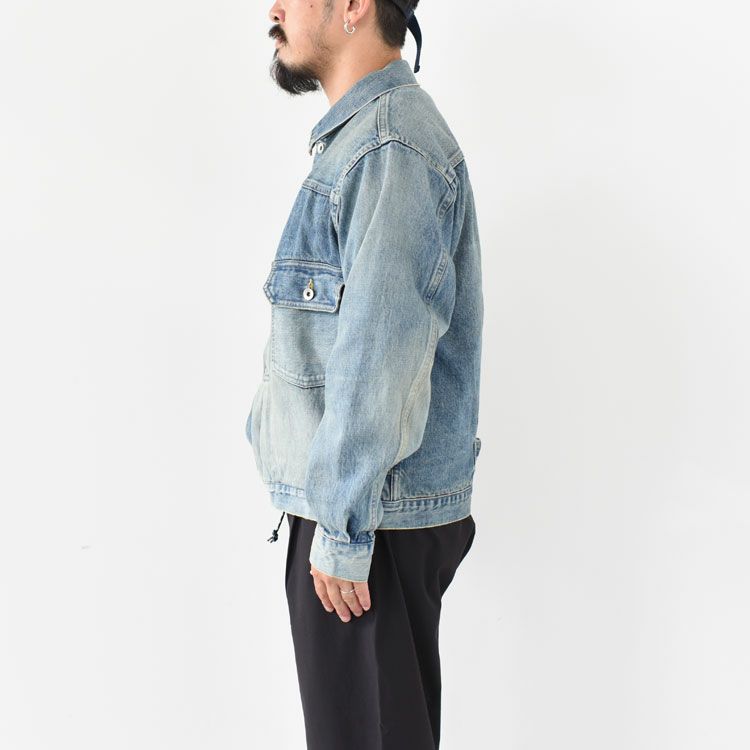 ORGANIC COTTON 13.5oz SELVEDGE DENIM NEW TYPE1 DENIM JACKET ニュータイプ1 デニムジャケット