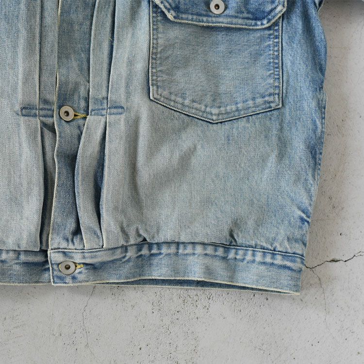 ORGANIC COTTON 13.5oz SELVEDGE DENIM NEW TYPE1 DENIM JACKET ニュータイプ1 デニムジャケット