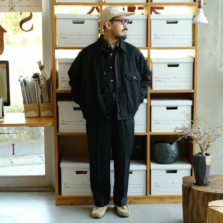 ORGANIC COTTON 13.5oz SELVEDGE DENIM NEW TYPE1 DENIM JACKET ニュータイプ1 デニムジャケット