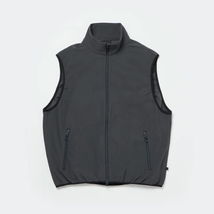 TECH FLEX JERSEY STAND COLLAR VEST テックフレックスジャージースタンドカラーベスト