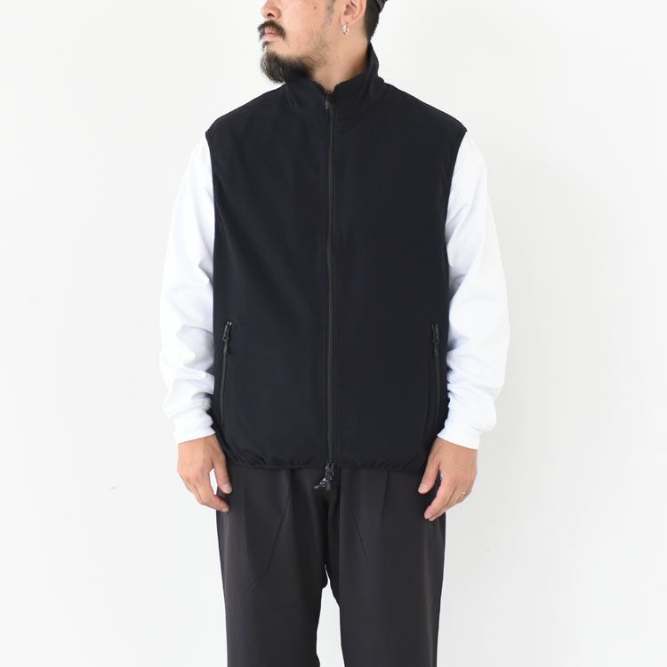 TECH FLEX JERSEY STAND COLLAR VEST テックフレックスジャージースタンドカラーベスト