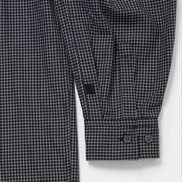 TECH REGULAR COLLAR SHIRT L/S GRAPH PLAID テックレギュラーカラーシャツグラフプレイド