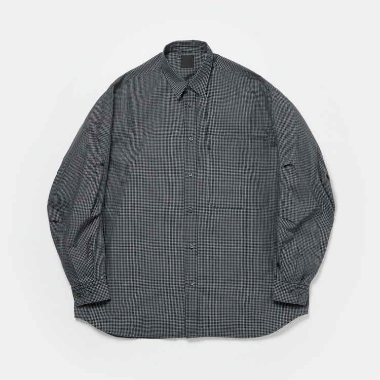 TECH REGULAR COLLAR SHIRT L/S GRAPH PLAID テックレギュラーカラーシャツグラフプレイド/DAIWA PIER39 （ダイワ ピア39） | BINGOYA