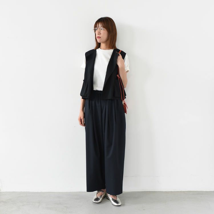 wide tuck pants ワイドタックパンツ