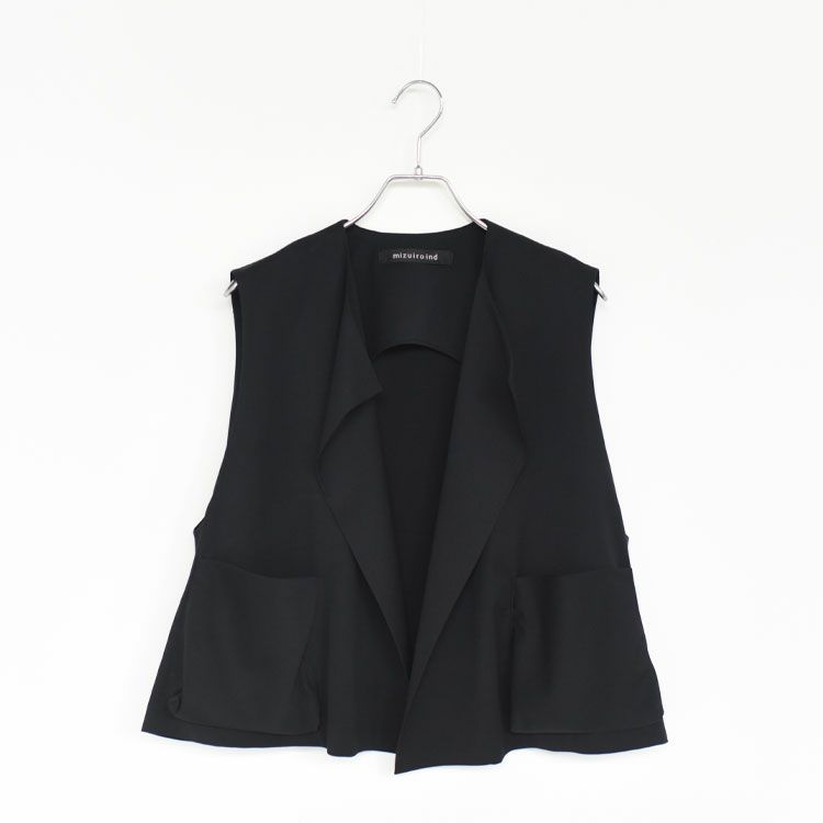 crew neck short vest クルーネックショートベスト