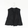 crew neck short vest クルーネックショートベスト