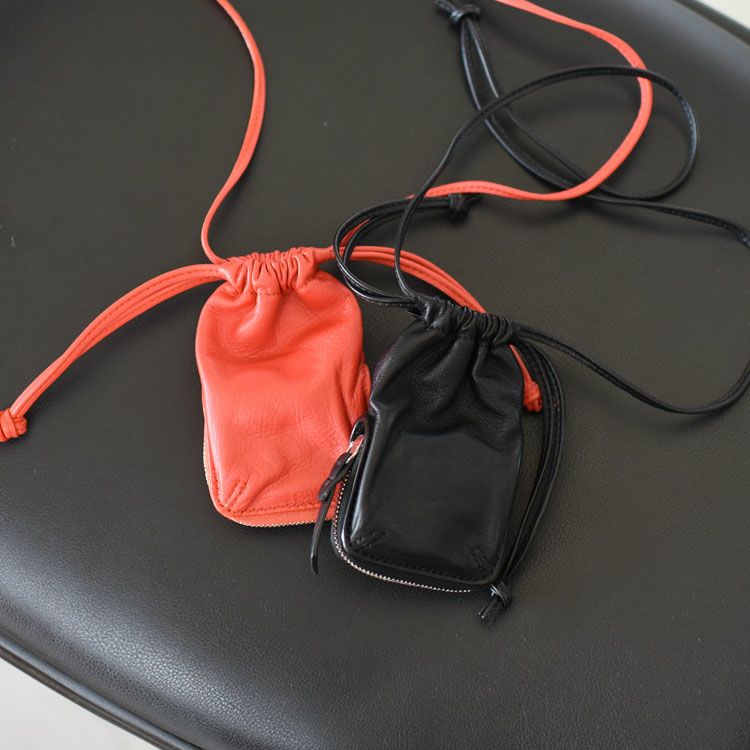 [CABO]DRAWSTRING NECK PURSE ドローストリングネックパース