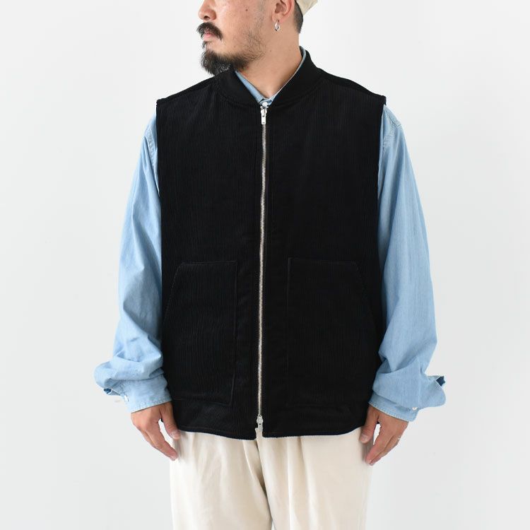 ORGANIC COTTON CORDUROY WORKERS VEST オーガニックコットン8Wコーデュロイ / ワーカーズベスト