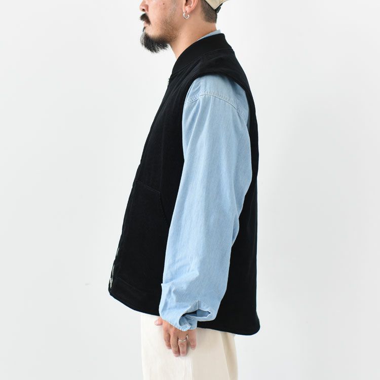 ORGANIC COTTON CORDUROY WORKERS VEST オーガニックコットン8Wコーデュロイ / ワーカーズベスト