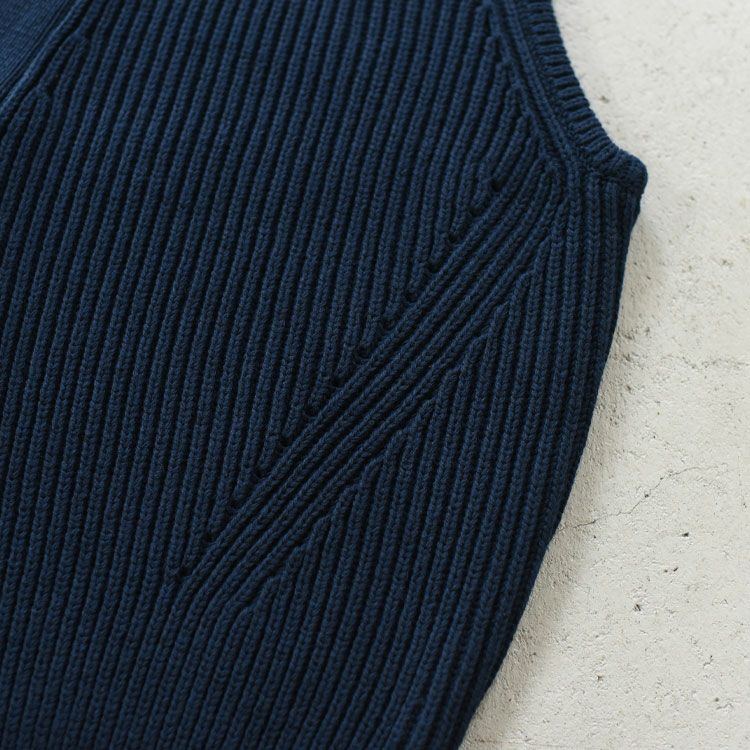 FULL CARDIGAN KNIT VEST フルカーディガンニットベスト