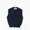 FULL CARDIGAN KNIT VEST フルカーディガンニットベスト