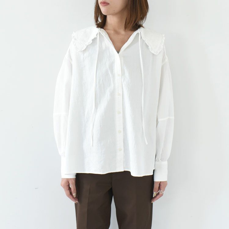 ORGANIC COTTON GAUZE BLOUSE オーガニックコットンガーゼブラウス