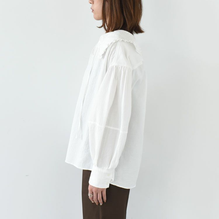 ORGANIC COTTON GAUZE BLOUSE オーガニックコットンガーゼブラウス