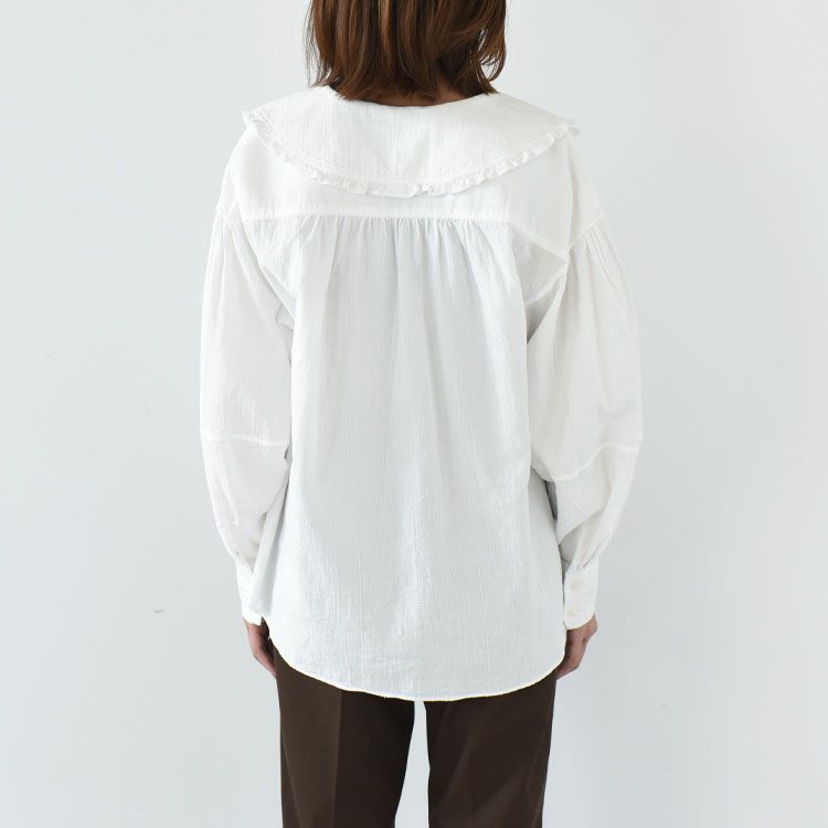 ORGANIC COTTON GAUZE BLOUSE オーガニックコットンガーゼブラウス