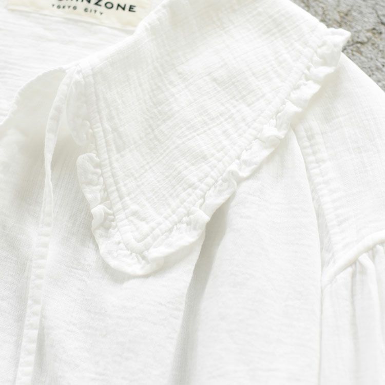 ORGANIC COTTON GAUZE BLOUSE オーガニックコットンガーゼブラウス