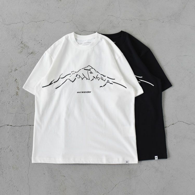 Daijiro OHARA map key print T SS マップキープリントTシャツ