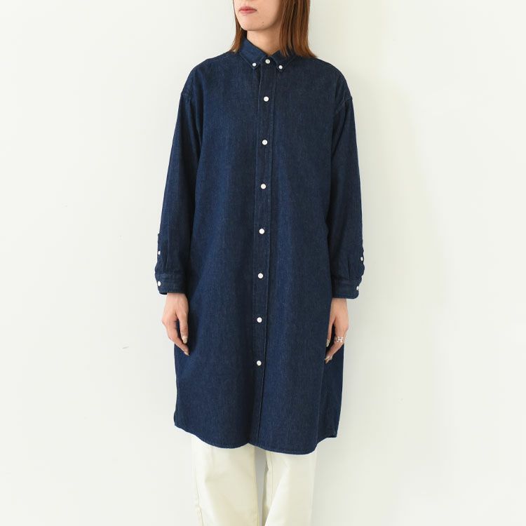 SHIRT DRESS L/S 長袖シャツドレス