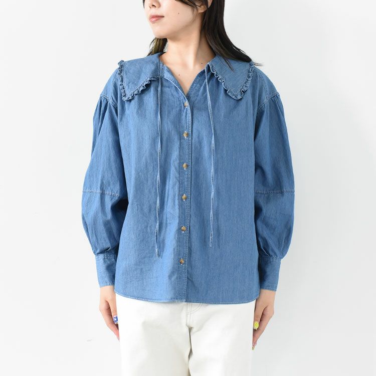 DENIM BLOUSE デニムブラウス