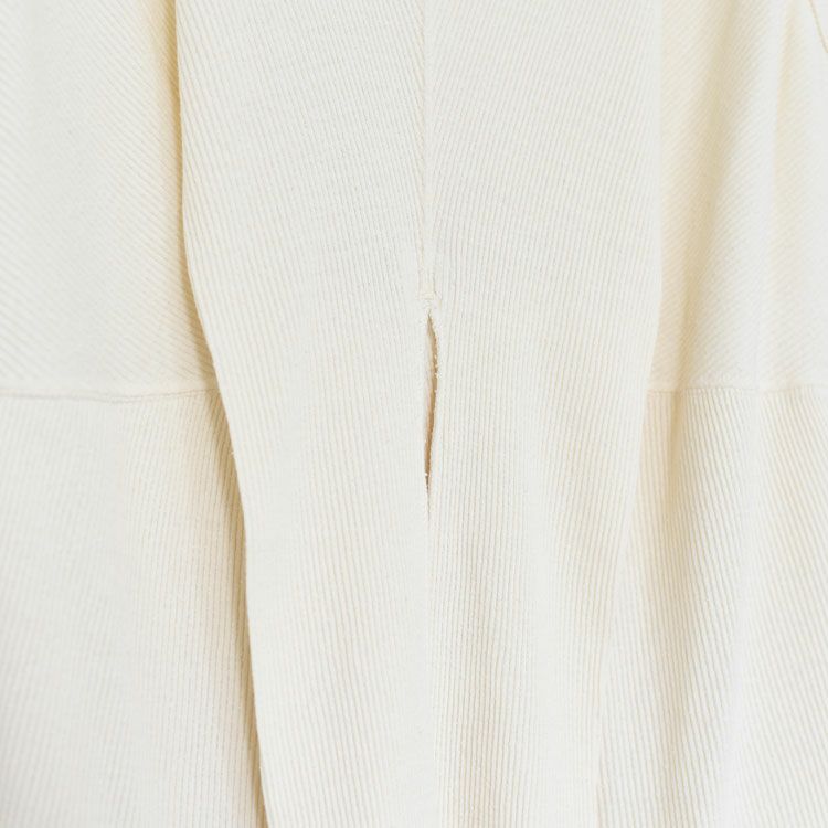 raw silk ribbed-jersey sleeveless dress スリーブレスドレス