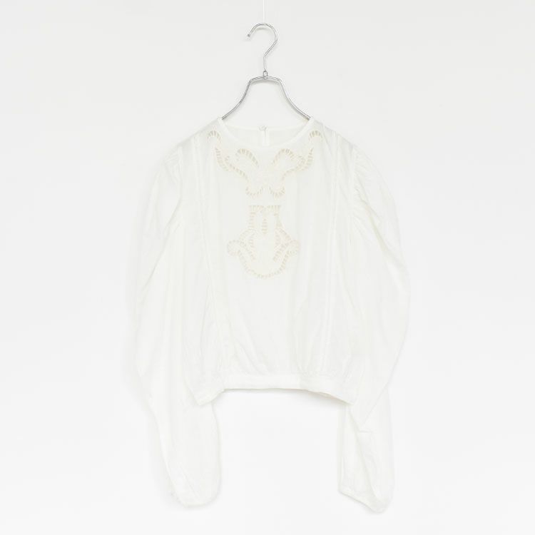 Cutwork Puff Blouse カットアウトパフブラウス