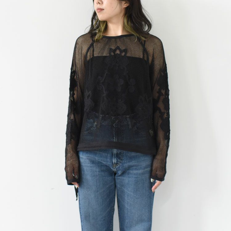 Embroidery Mesh Tops エンブロイダリーメッシュトップ