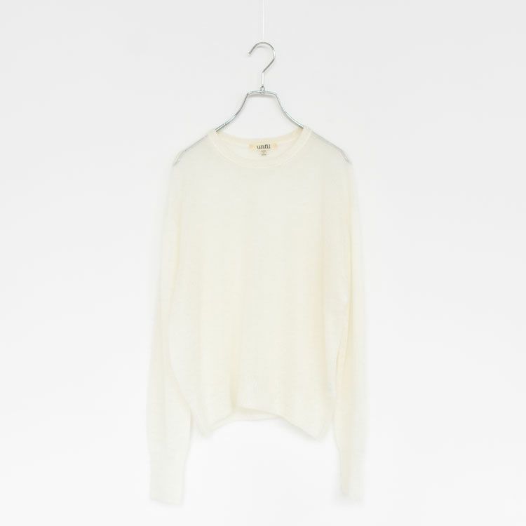 extrakid mohair & silk crew-neck sweater クルーネックセーター