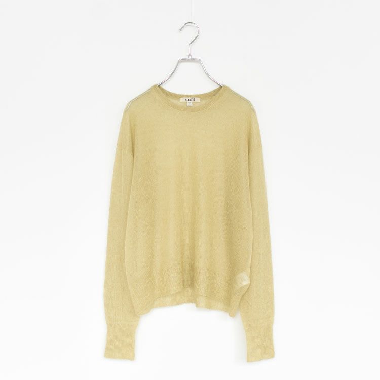 extrakid mohair & silk crew-neck sweater クルーネックセーター