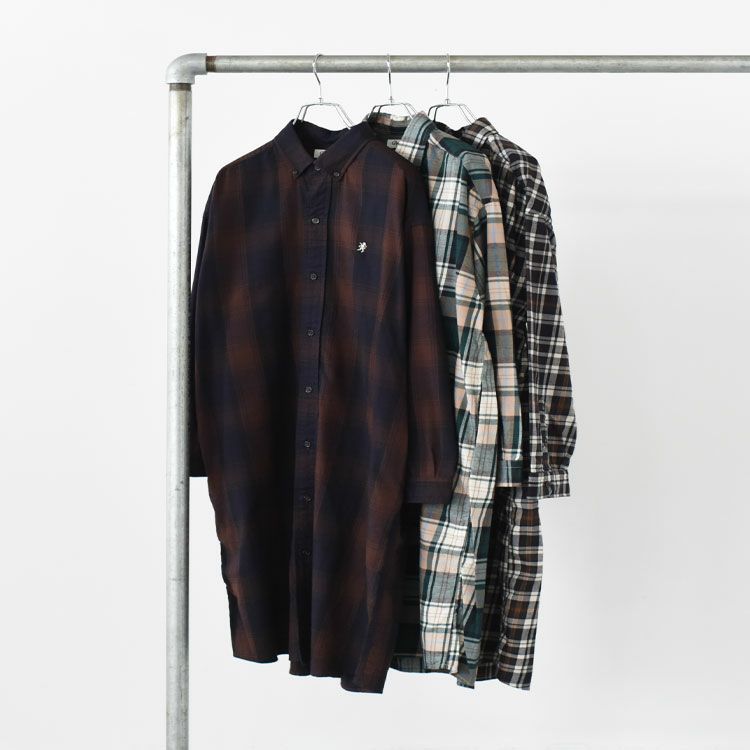 CHECK SHIRTS DRESS チェックシャツドレス