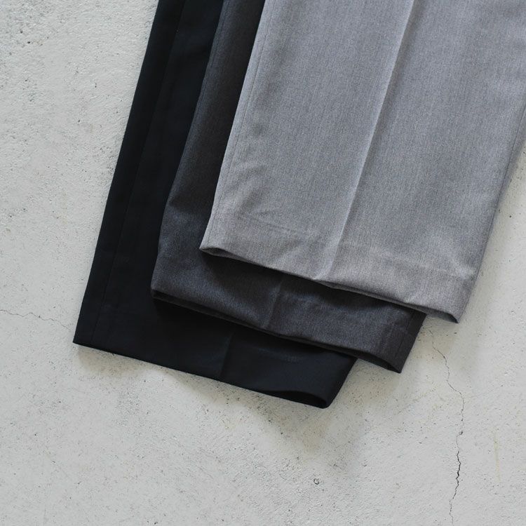 center press wide slacks センタープレスワイドスラックス