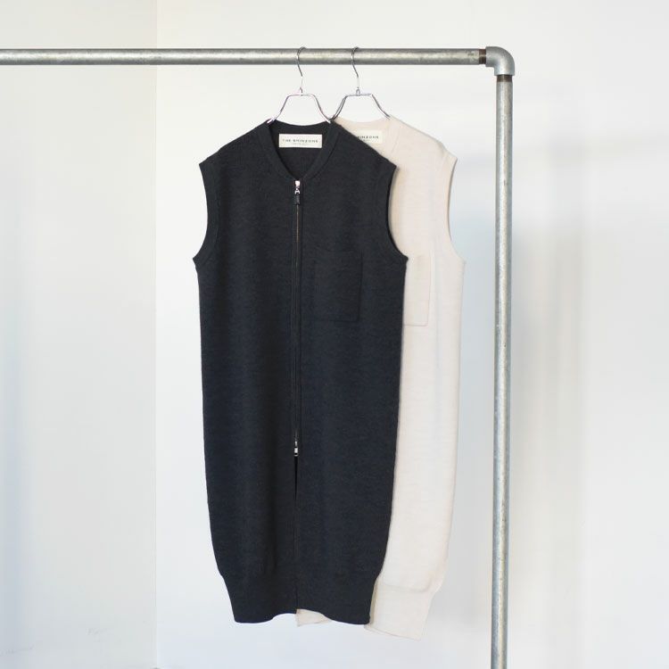 LONG KNIT GILET ロングニットジレ