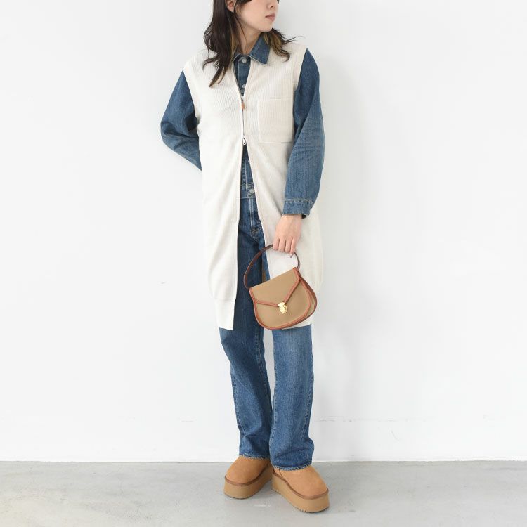 LONG KNIT GILET ロングニットジレ