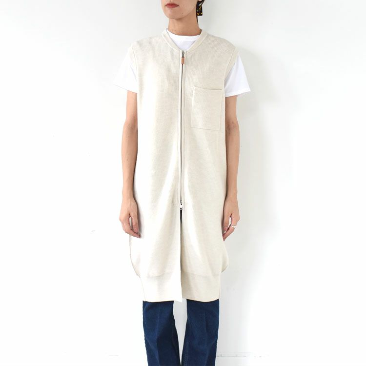 LONG KNIT GILET ロングニットジレ