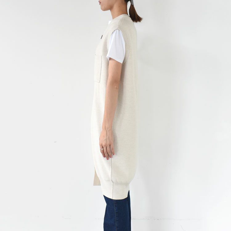 LONG KNIT GILET ロングニットジレ