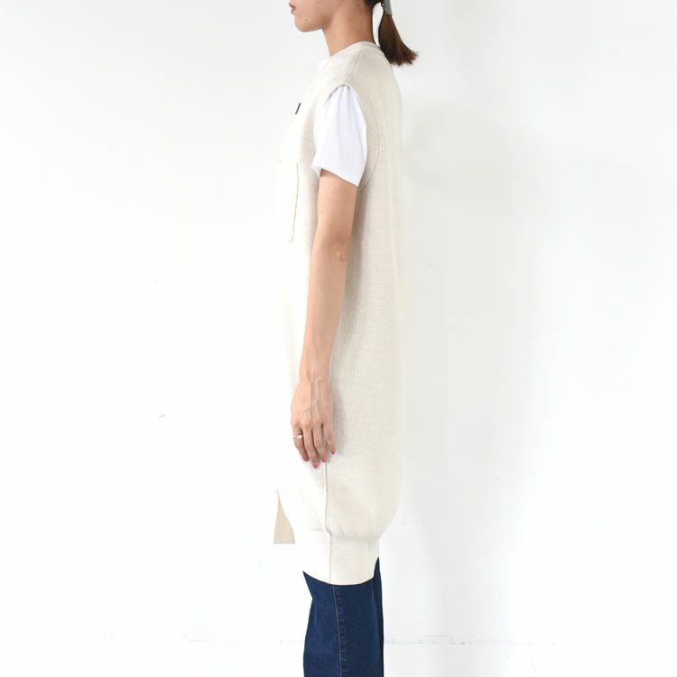 LONG KNIT GILET ロングニットジレ